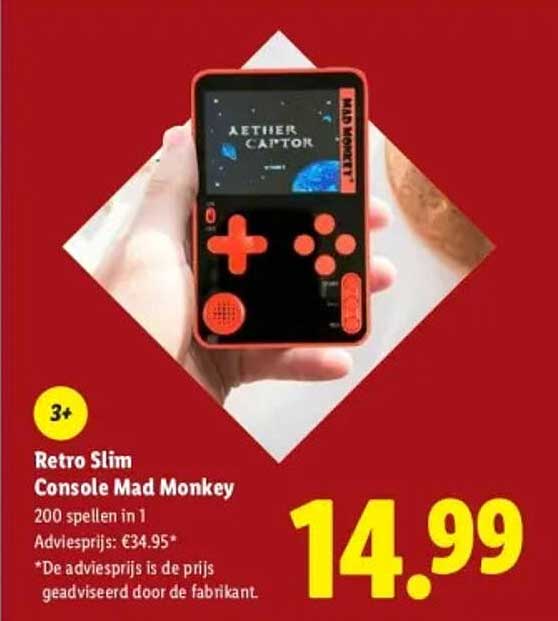 Retro Slim Console Mad Monkey