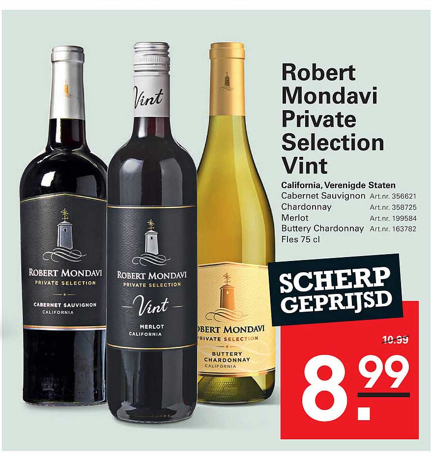 Robert Mondavi Private Selection Vint