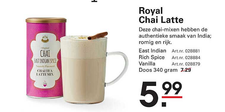 Royal Chai Latte