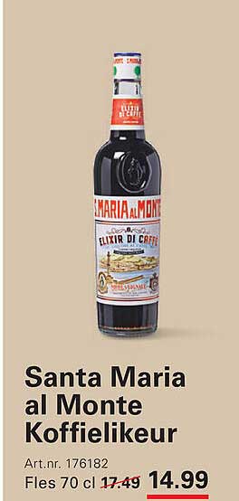 Santa Maria al Monte Koffielikeur