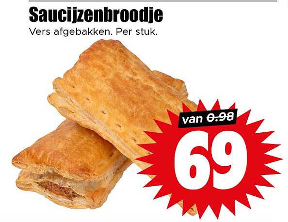 Saucijzenbroodje