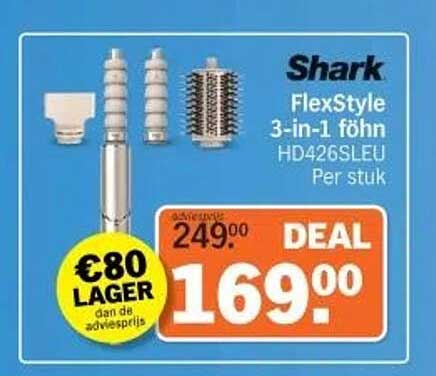 Shark FlexStyle 3-in-1 föhn HD426SLEU