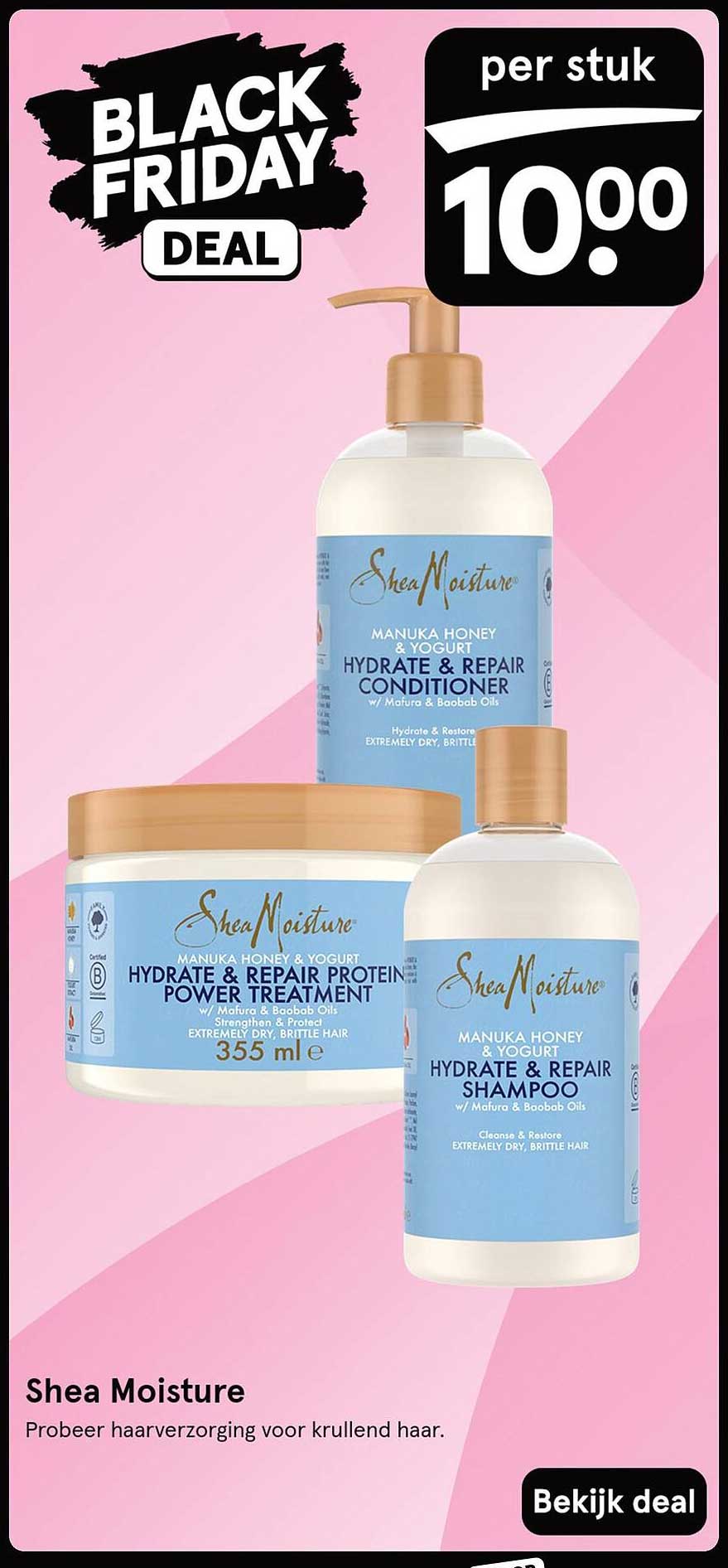 Shea Moisture Manuka Honey & Yogurt Hydrate & Repair Shampoo