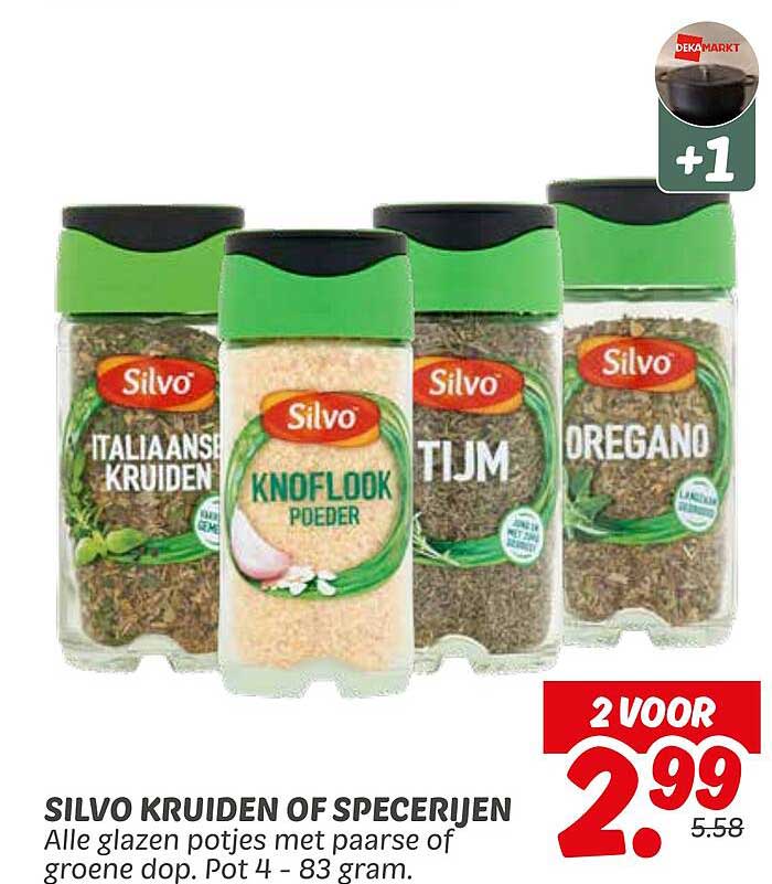 SILVO KRUIDEN OF SPECERIJEN