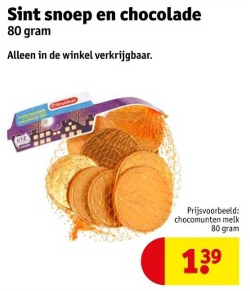 Sint snoep en chocolade 80 gram