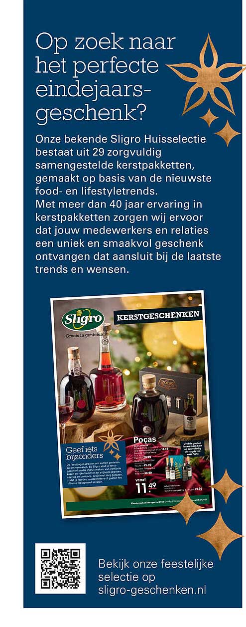 Sligro Huisselectie Kerstpakketten
