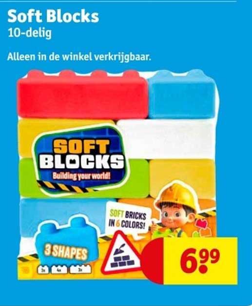 Soft Blocks 10-delig