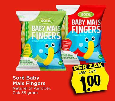 Soré Baby Mais Fingers