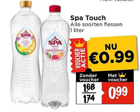 Spa Touch - Alle soorten flessen 1 liter