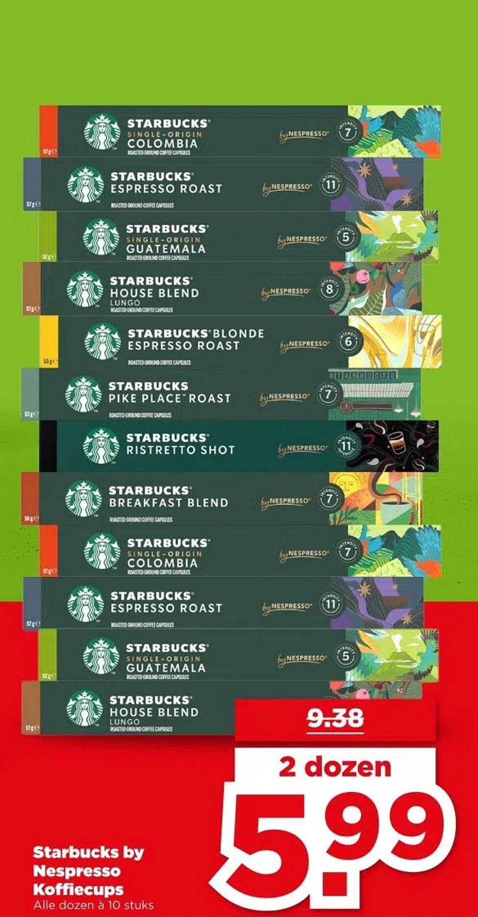 Starbucks by Nespresso Koffiecups