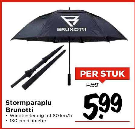 Stormparaplu Brunotti