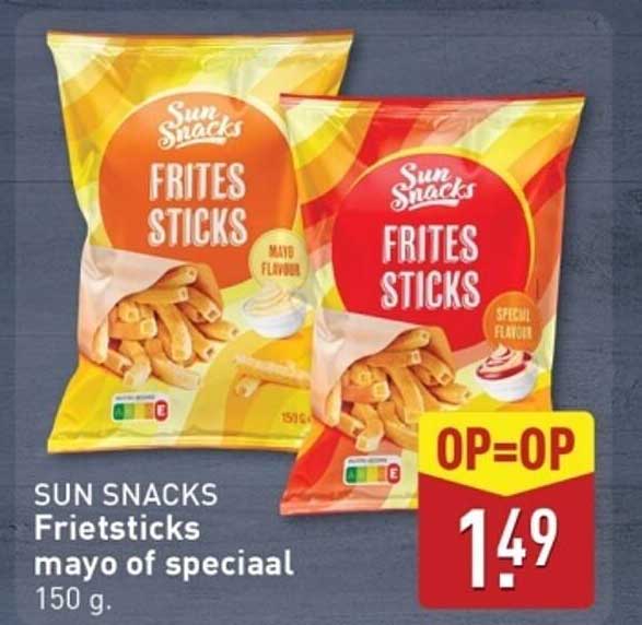 SUN SNACKS Frietsticks mayo of speciaal
