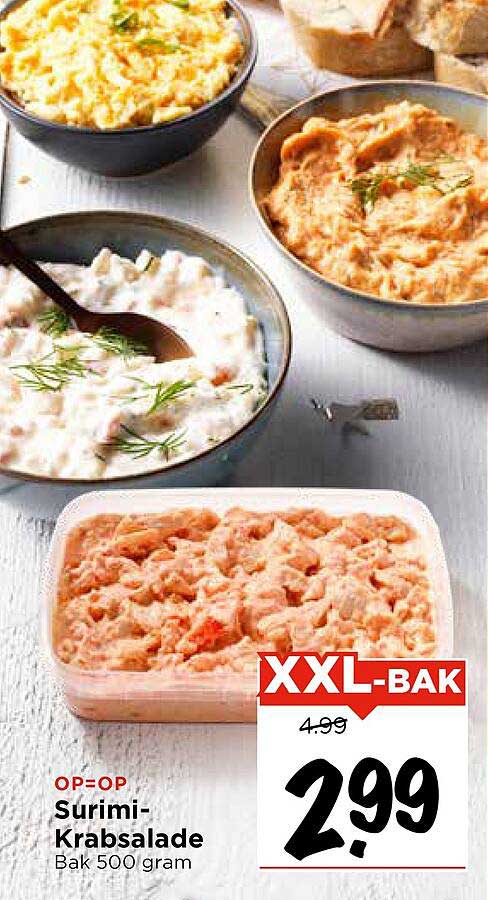 Surimi-Krabsalade XXL-Bak 500 gram