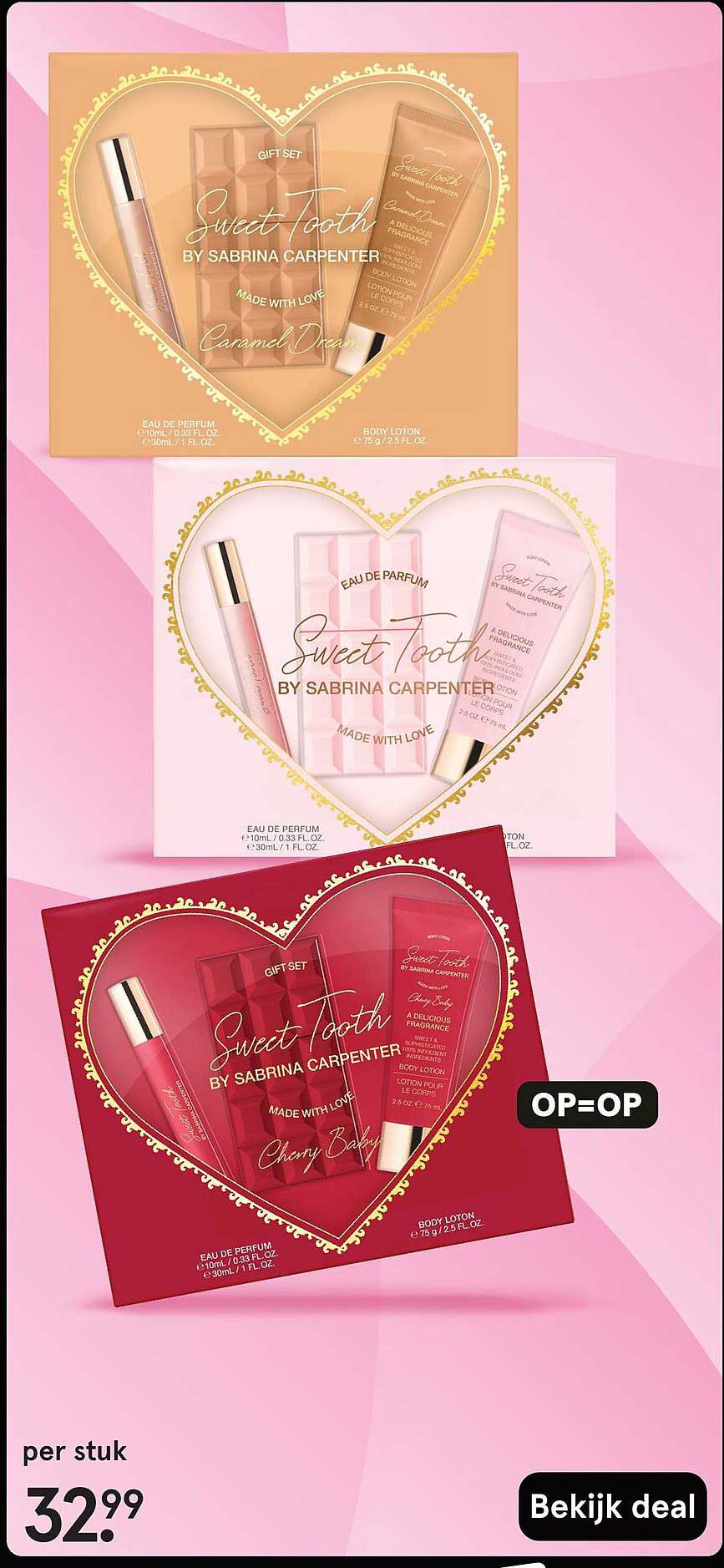 Sweet Tooth Gift Set by Sabrina Carpenter