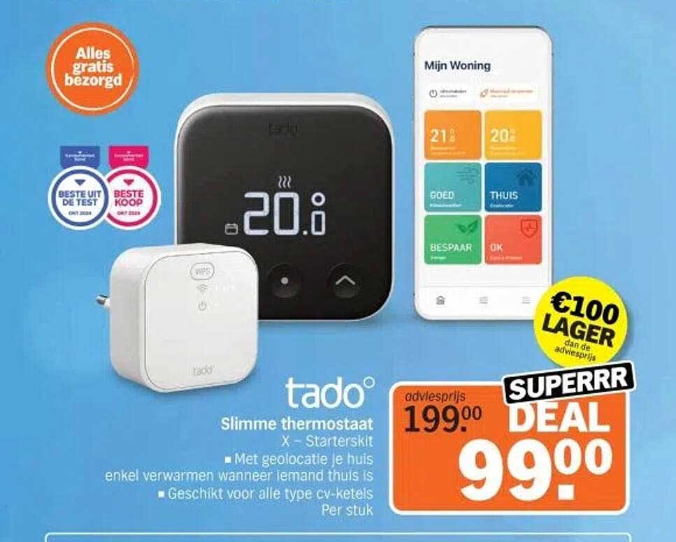 tado° Slimme thermostaat X - Starterkit