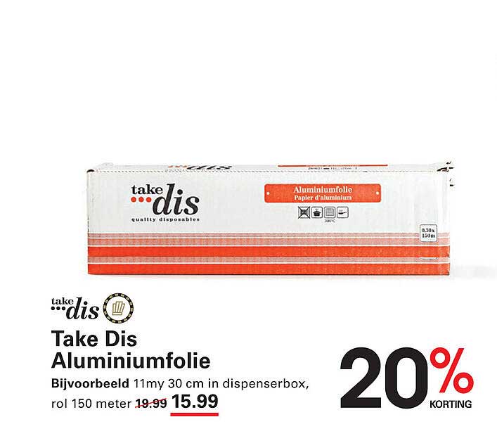 Take Dis Aluminiumfolie