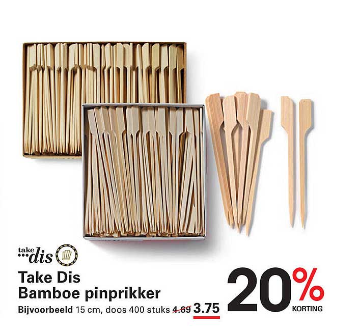 Take Dis Bamboe pinprikker
