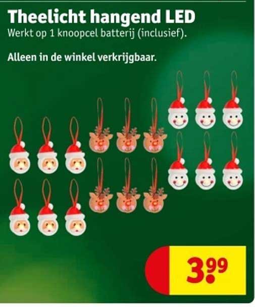 Theelicht hangend LED