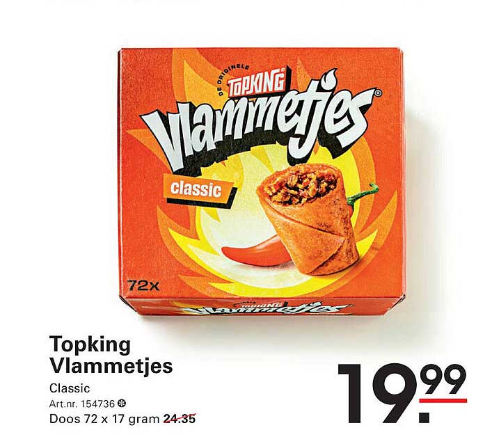 Topking Vlammetjes classic