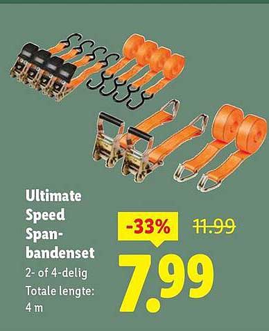 Ultimate Speed Span-bandenset