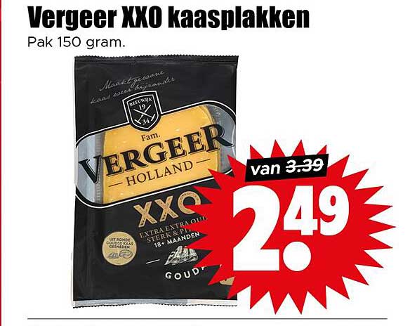 Vergeer XXO kaasplakken