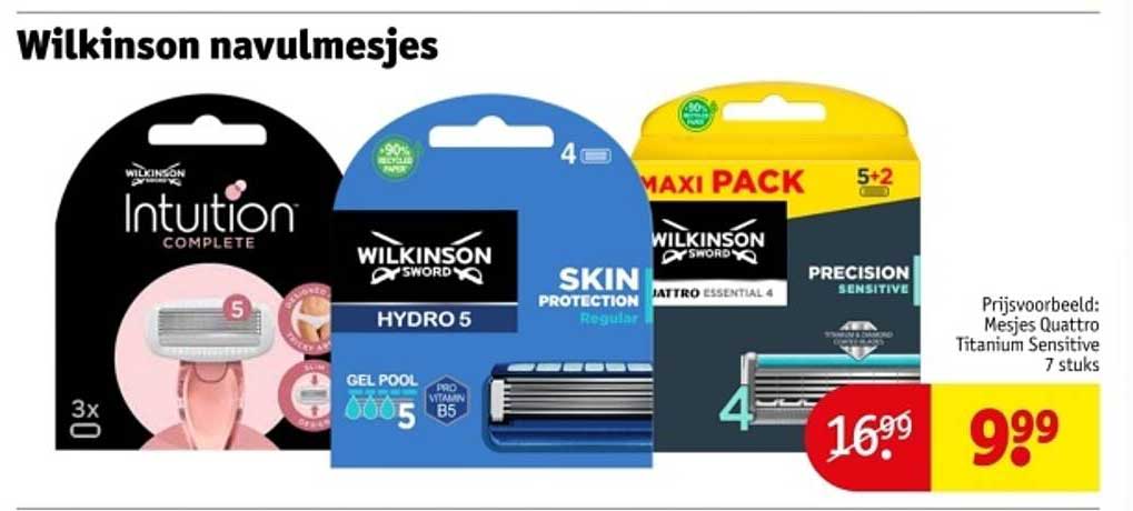 Wilkinson navulmesjes