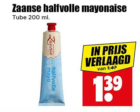 Zaanse halfvolle mayonnaise