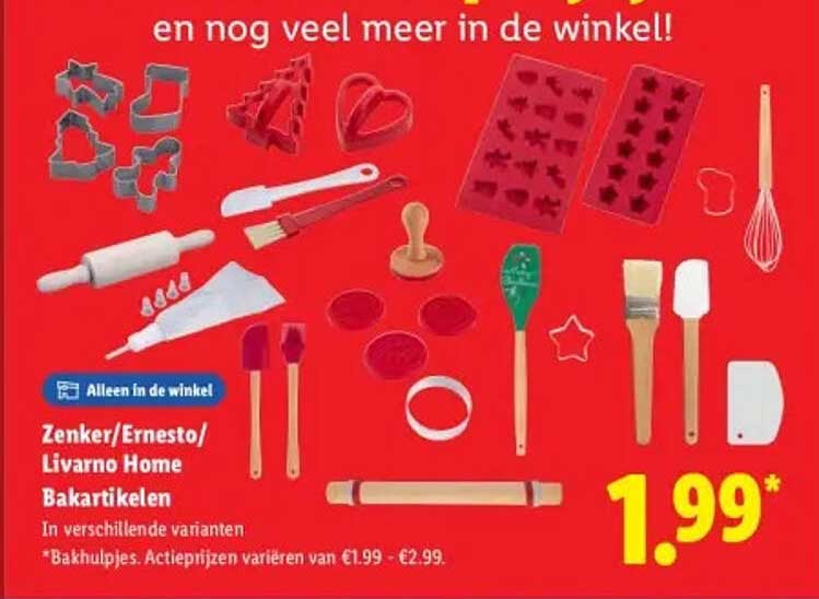 Zenker/Ernesto/Livarno Home Bakartikelen