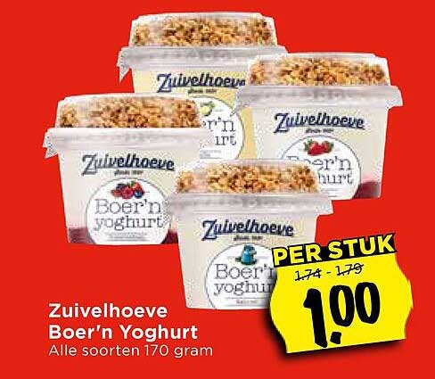 Zuivelhoeve Boer'n Yoghurt