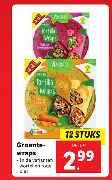 Groente-wraps