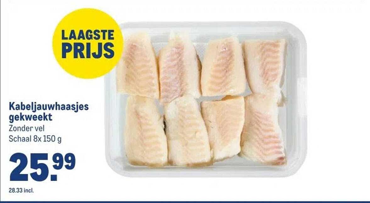 Kabeljauwhaasjes gekweekt