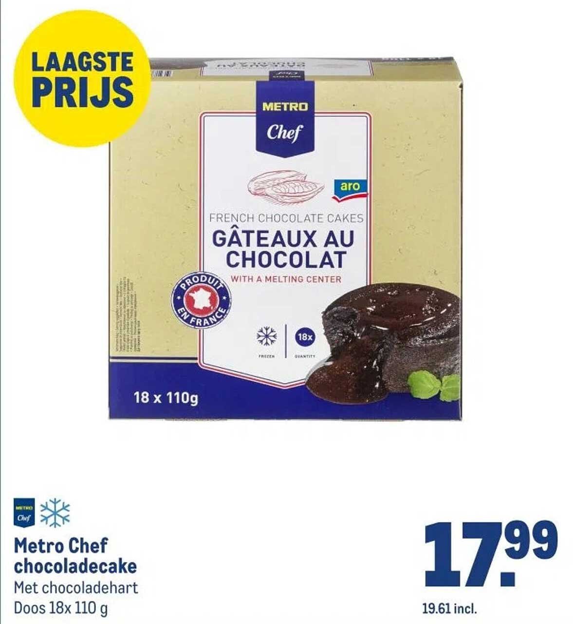Metro Chef chocoladecake