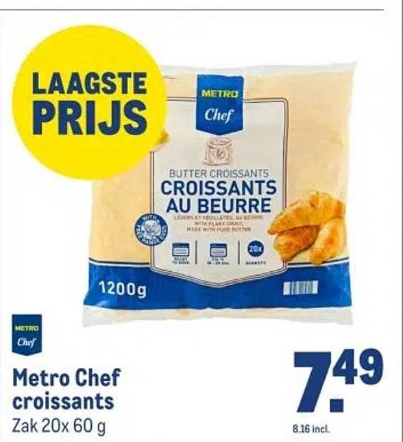 Metro Chef croissants