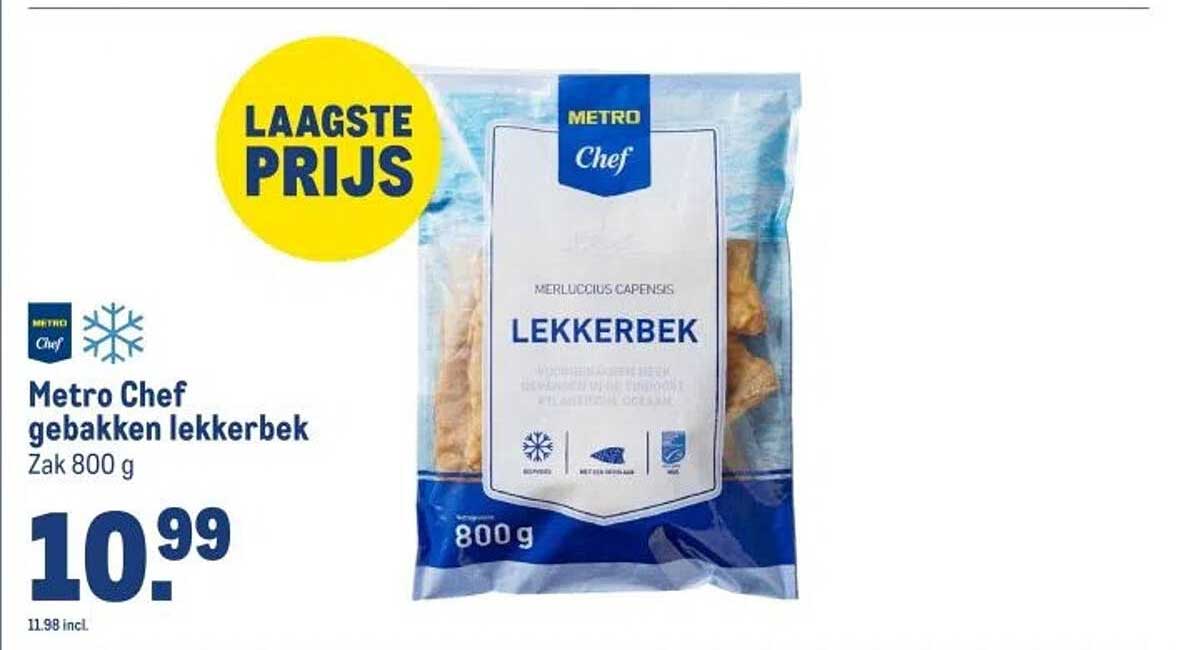 Metro Chef gebakken lekkerbek