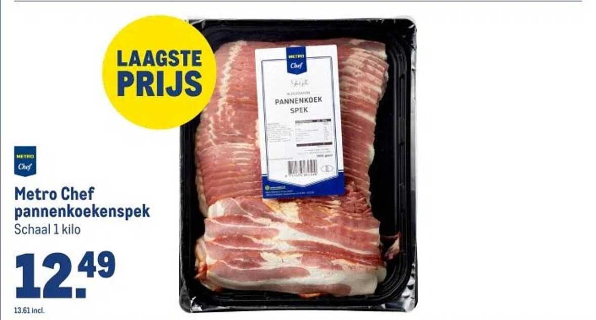 Metro Chef pannenkoeken spek