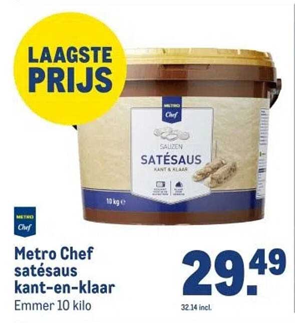 Metro Chef satésaus kant-en-klaar