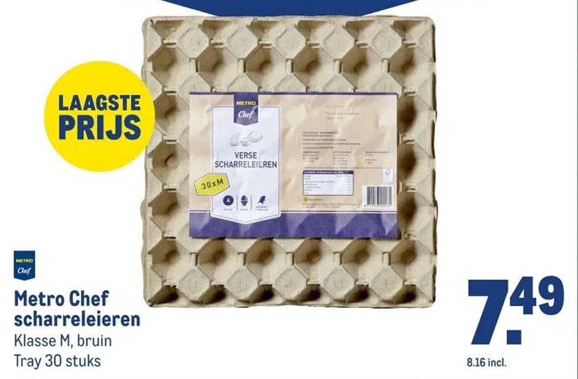 Metro Chef scharreleieren