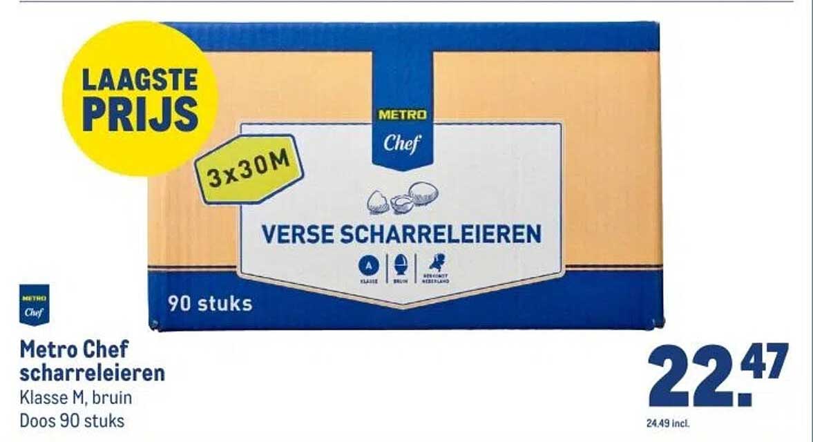 Metro Chef scharreleieren