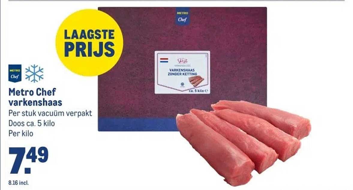Metro Chef varkenshaas