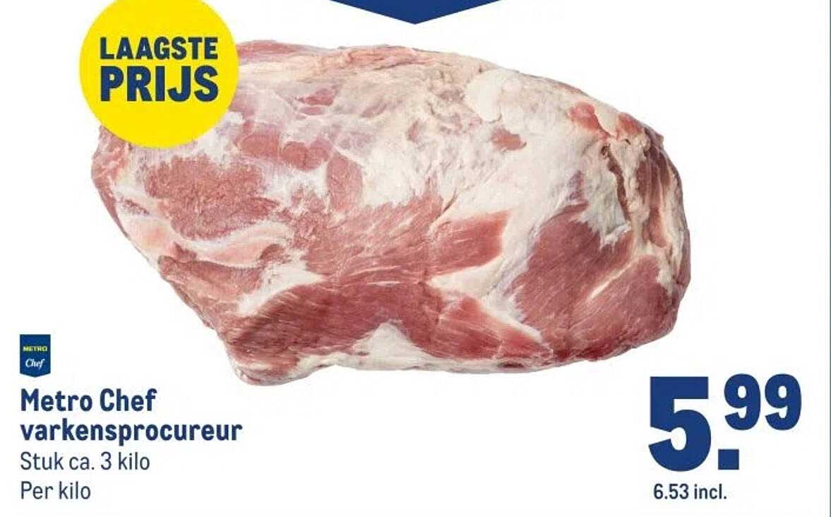 Metro Chef varkensprocureur