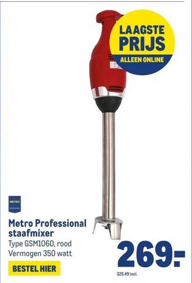 Metro Professional staafmixer
