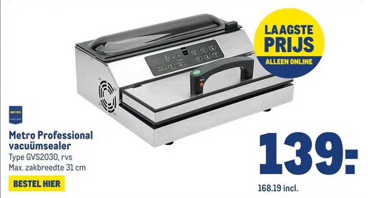Metro Professional vacuümsealer