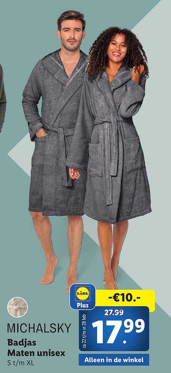 Badjas Maten unisex