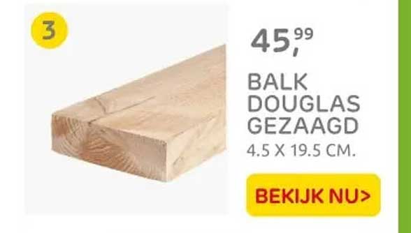 BALK DOUGLAS GEZAAGD