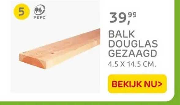BALK DOUGLAS GEZAAGD