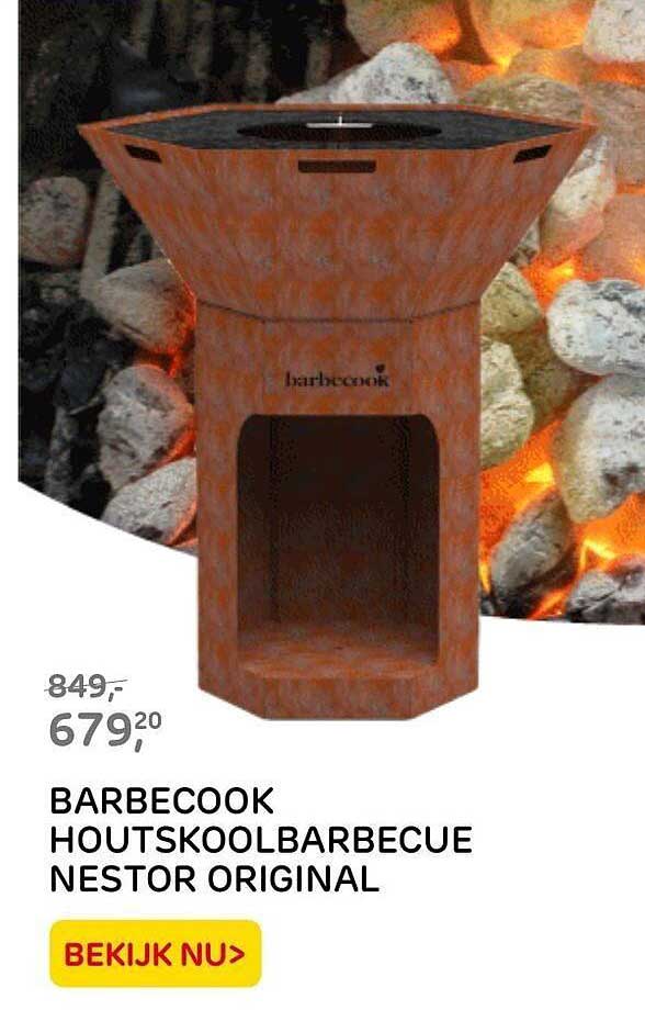 BARBECOOK HOUTSKOOLBARBECUE NESTOR ORIGINAL