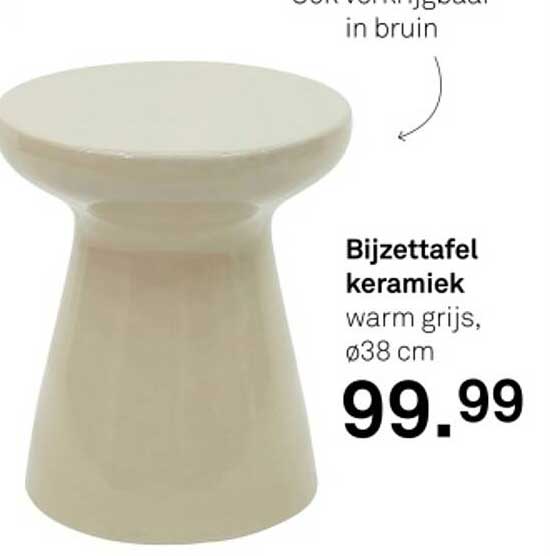 Bijzettafel keramiek