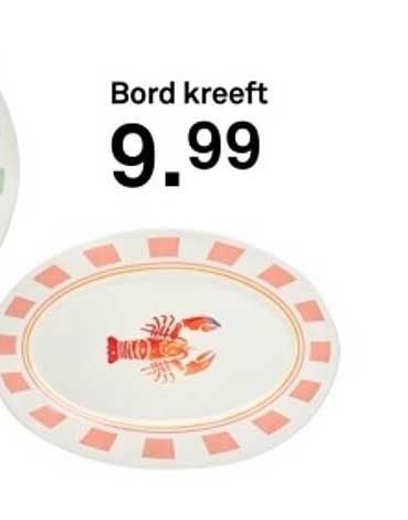 Bord kreeft