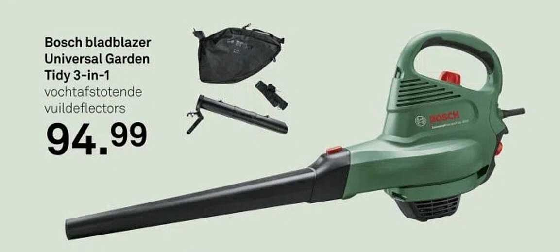 Bosch bladblazer Universal Garden Tidy 3-in-1