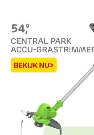CENTRAL PARK ACCU-GRASTRIMMER